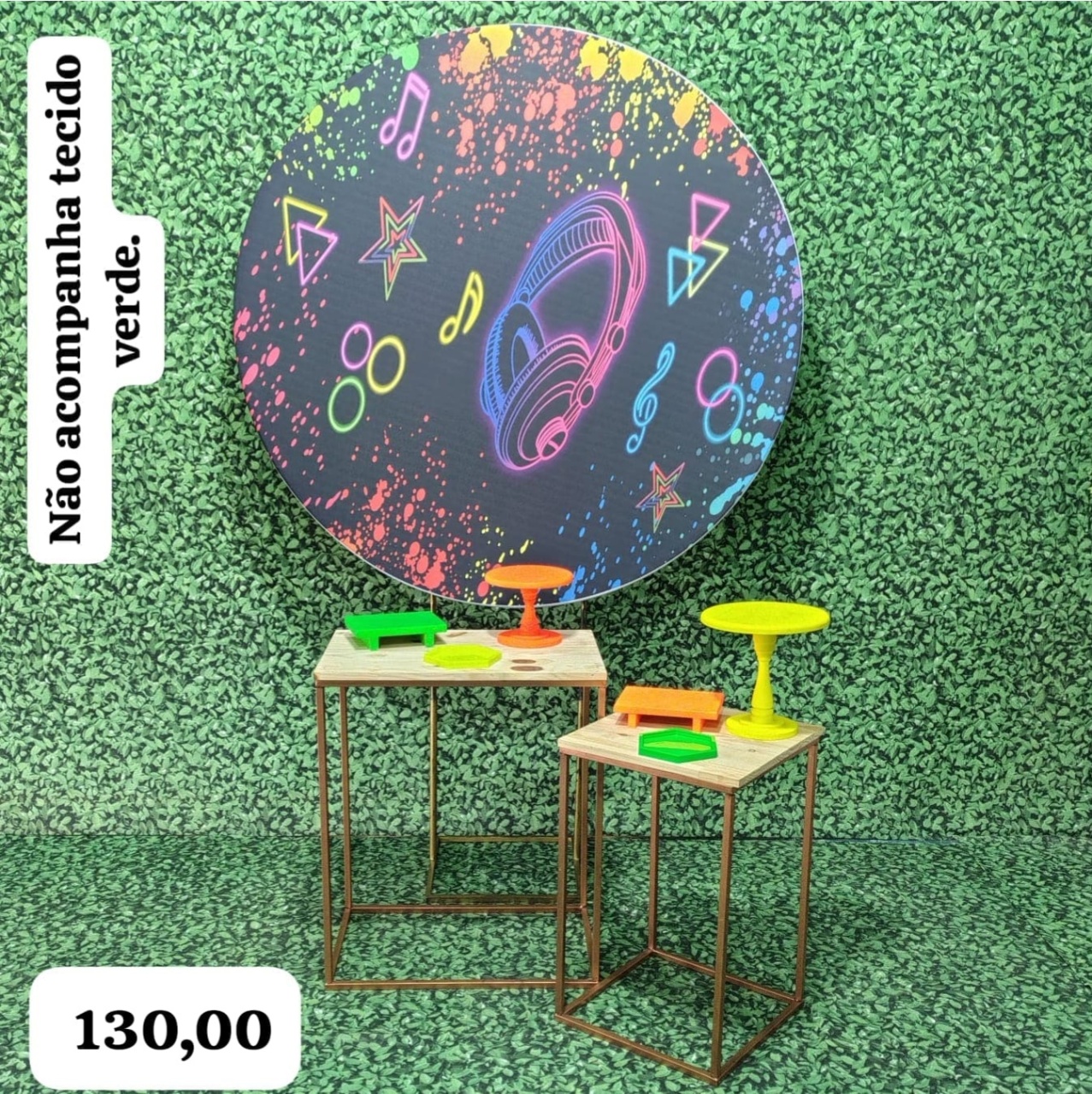 Neon 4 (Celebre Com 2 Mesas) - Bn Decorações 