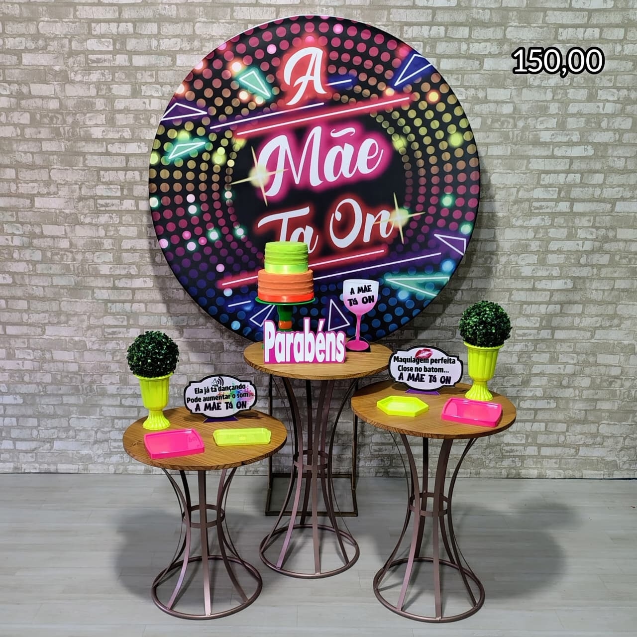 Coleção Essência Lançamento (Painel A Mãe Ta On) * - Bn Decorações 