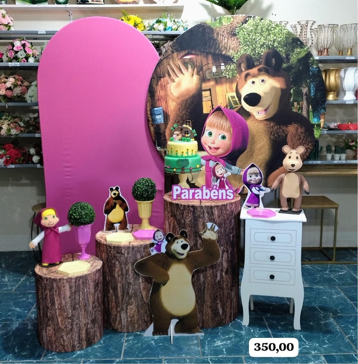 Masha E O Urso (Premium) * - Bn Decorações 