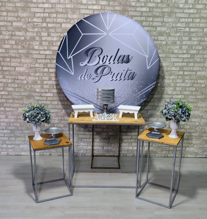 Coleção Essência Lançamento (Painel Bodas de Prata) 2 * - Bn Decorações 