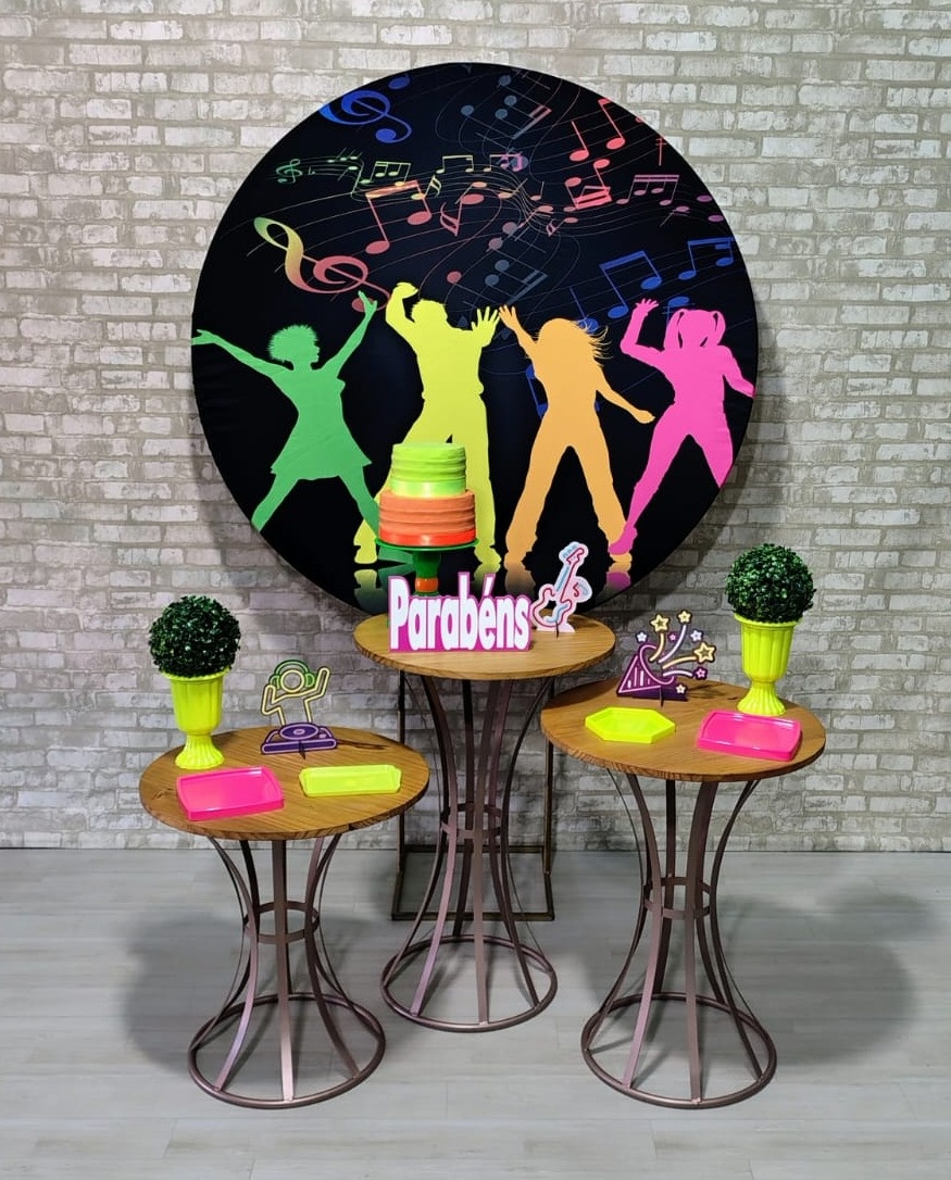 Coleção Essência Lançamento (Painel Dançarinos Neon) 2 * - Bn Decorações 