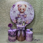 Chá de Fralda Menina Ursa Lilás (Encanto) 1 *   Itens Lilás  - imagem 1