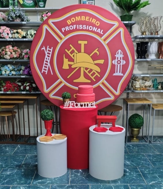 Formatura Bombeiro (Composição) * - Bn Decorações 