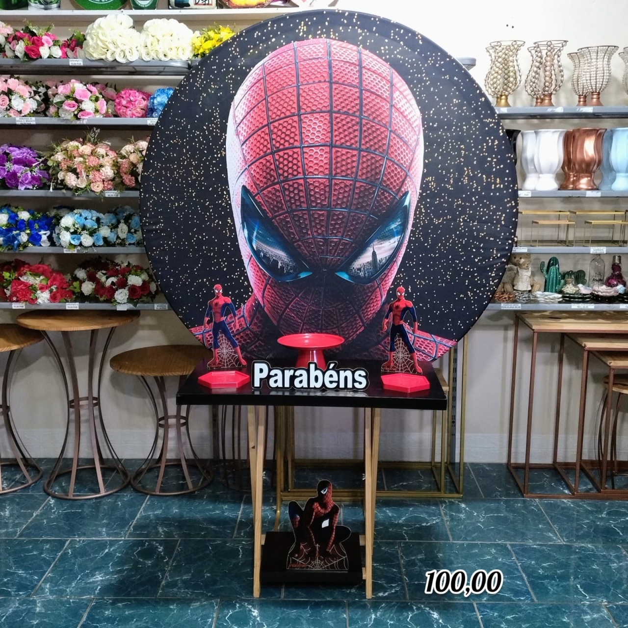 Homem Aranha (Romoção Mesa Cavalete)  2 * - Bn Decorações 