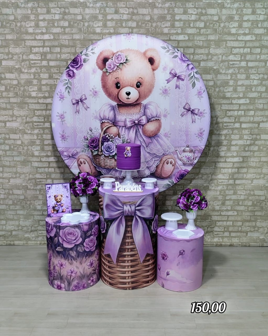 Ursa Lilás (Encanto) * - Bn Decorações 