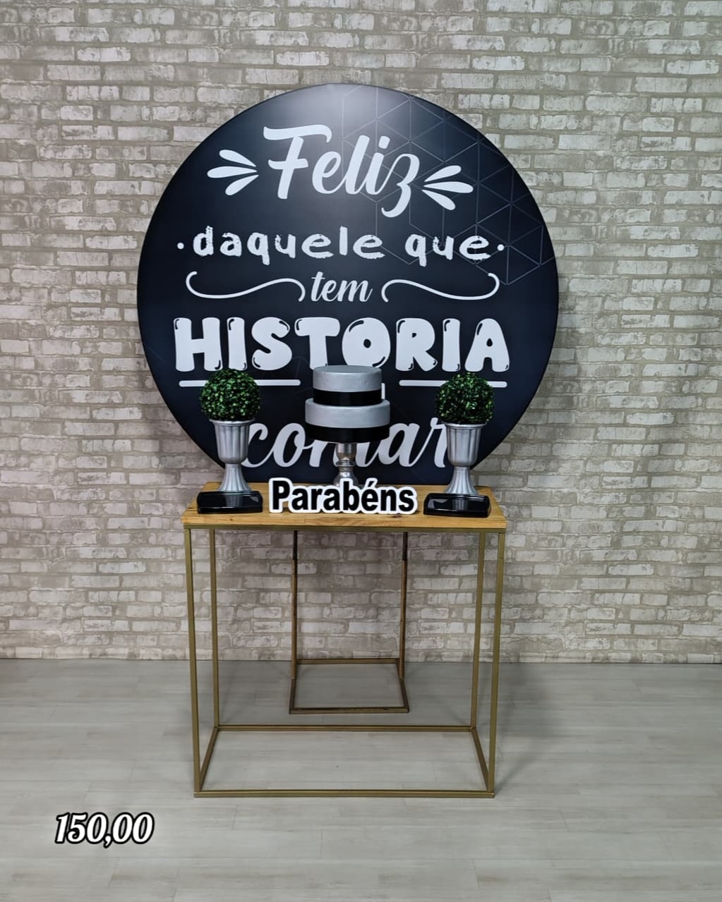 Feliz Daquele Que Tem História Para Contar (Composição) 2 * - Bn Decorações 