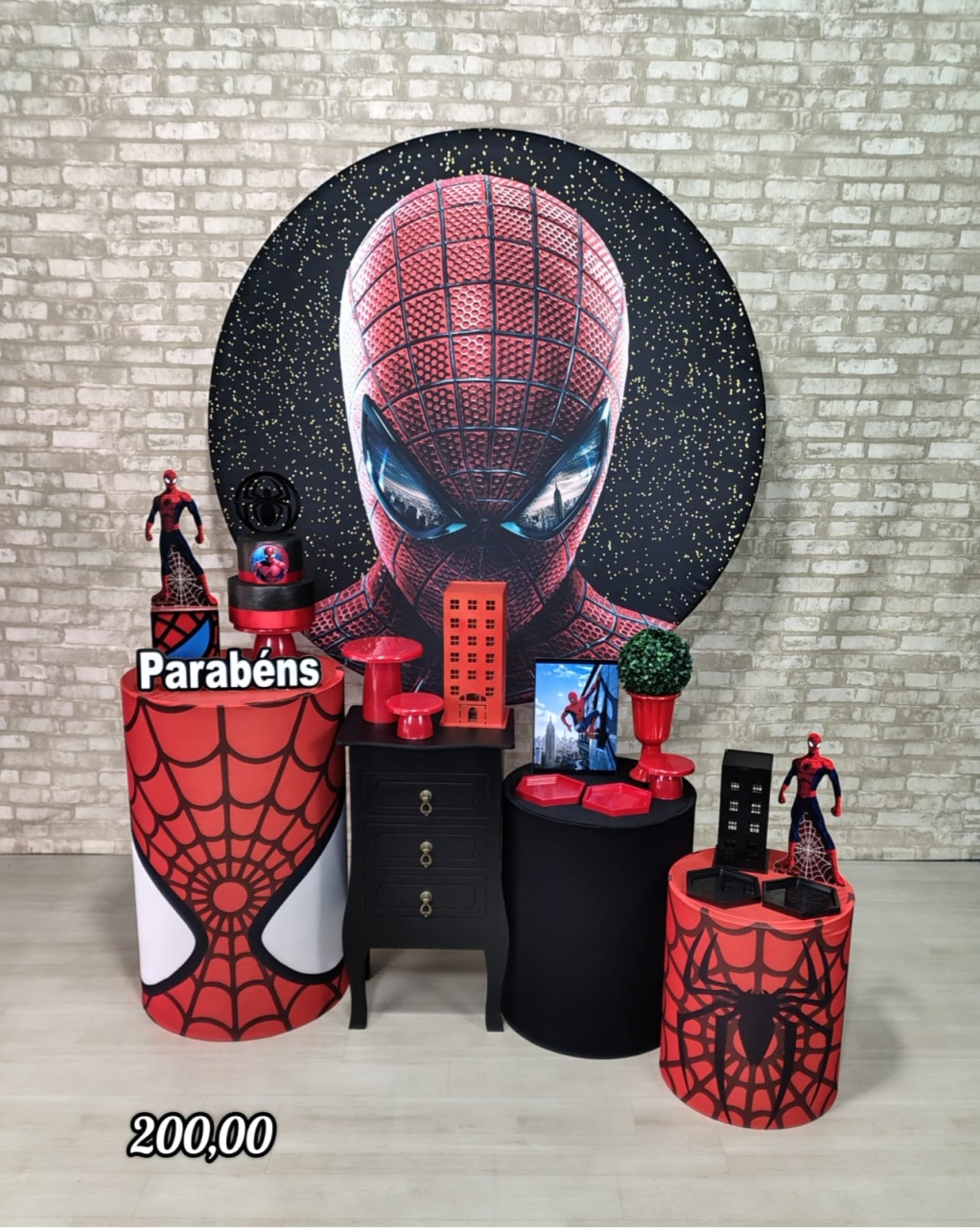 Homem Aranha 3 (Festejar) * - Bn Decorações 