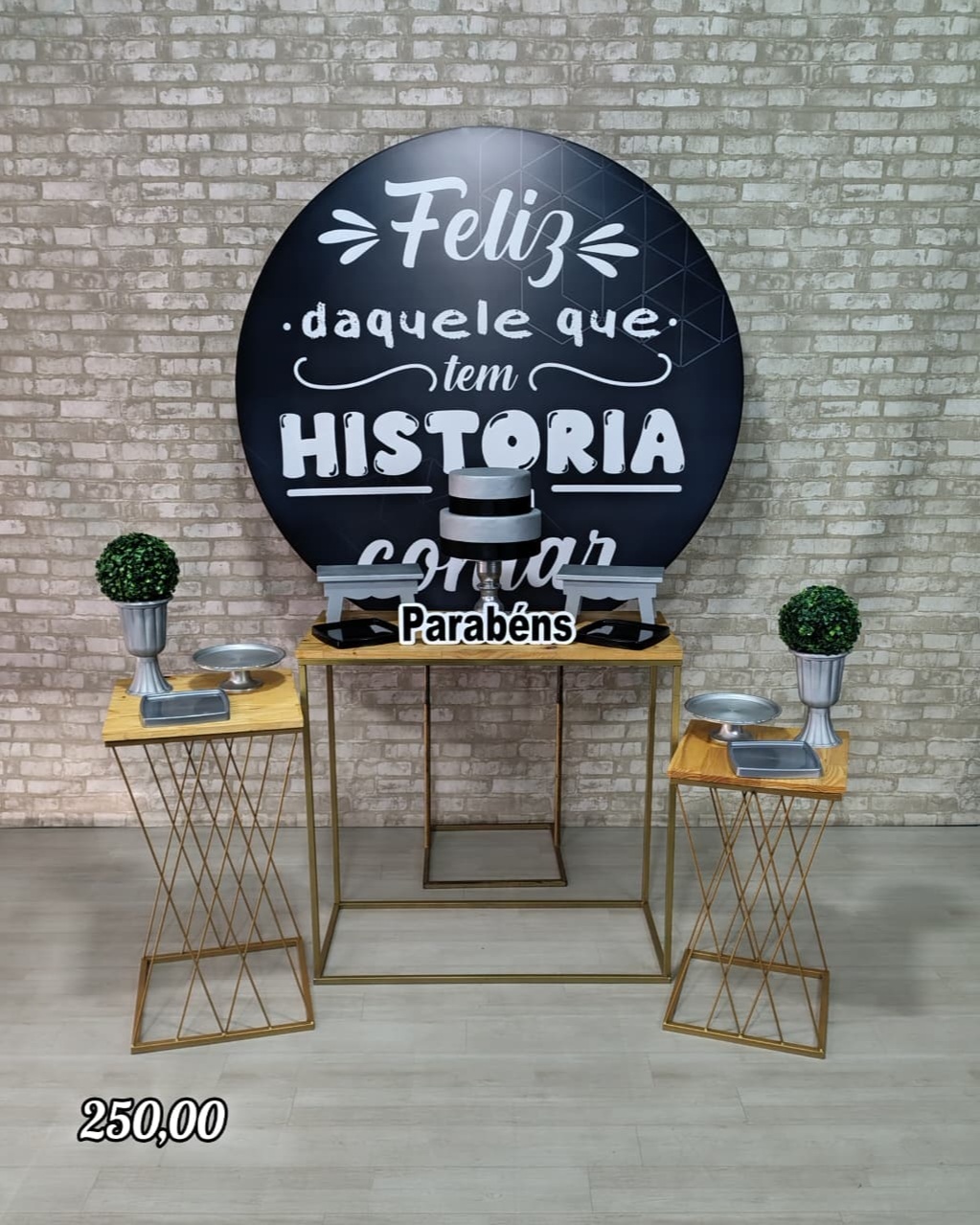 Feliz Daquele Que Tem História Para Contar (Composição) * - Bn Decorações 