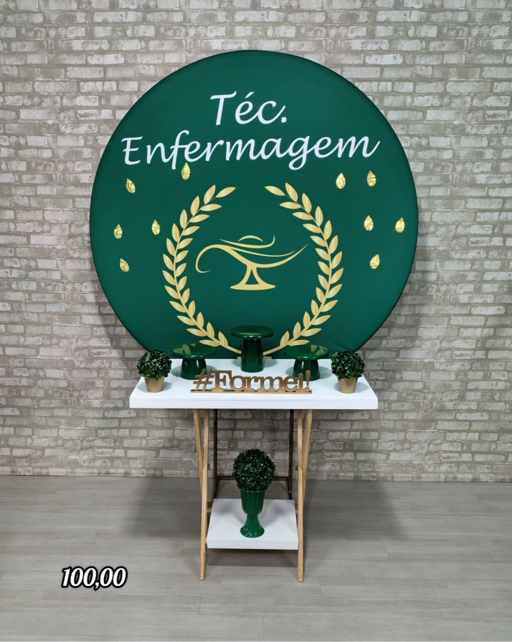 Formatura 10 Téc Enfermagem (Mesa Cavalete) - Bn Decorações 