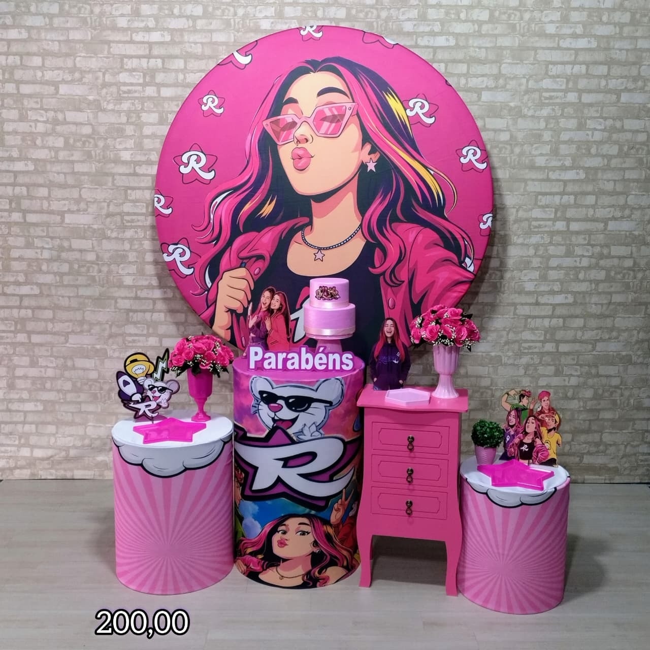 Emilly E Vick (Festejar) 2 *  - Bn Decorações 