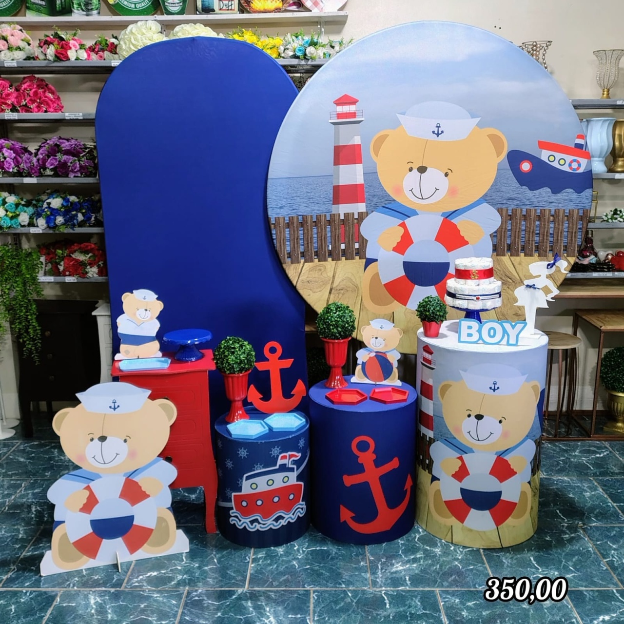 Marinheiro Urso (Premium) * - Bn Decorações 