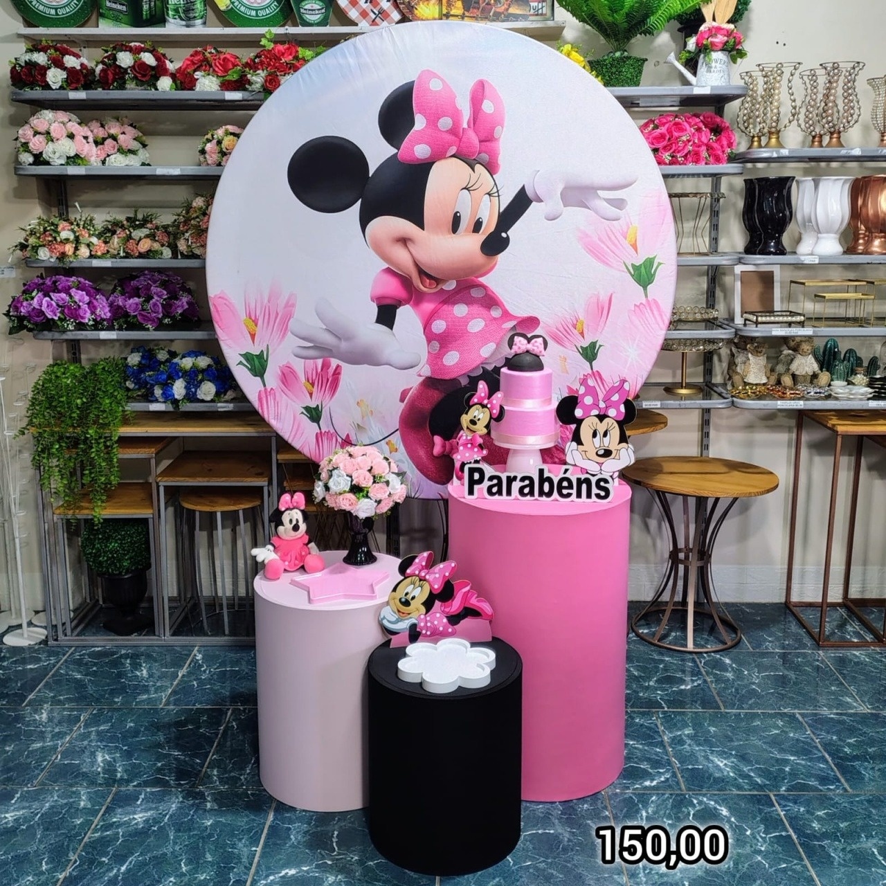 Minnie Rosa (Encanto) * - Bn Decorações 