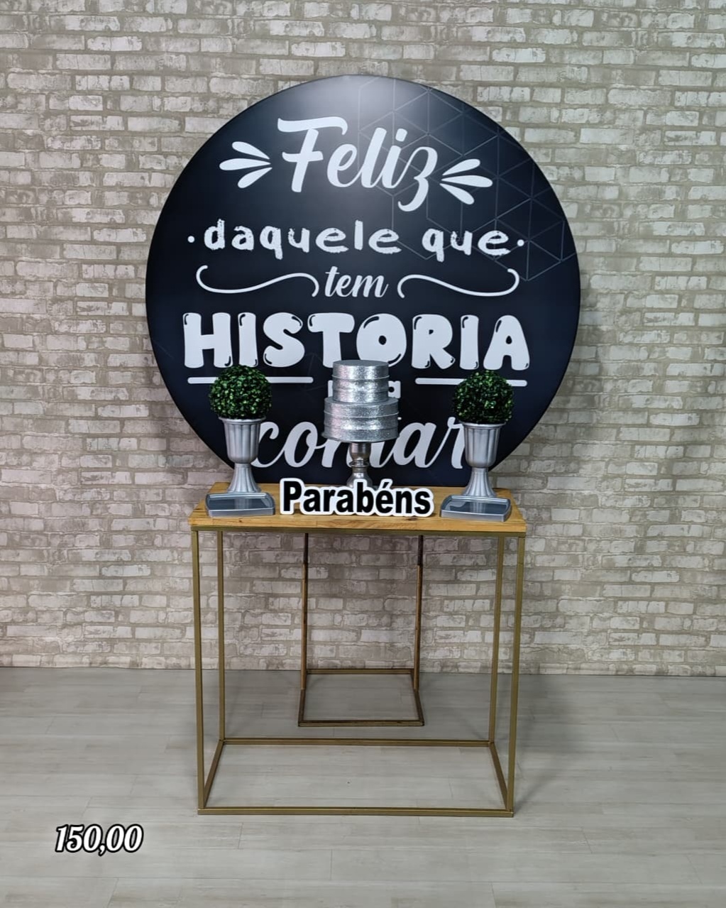 Feliz Daquele Que Tem História Para Contar (Composição) 3 * - Bn Decorações 
