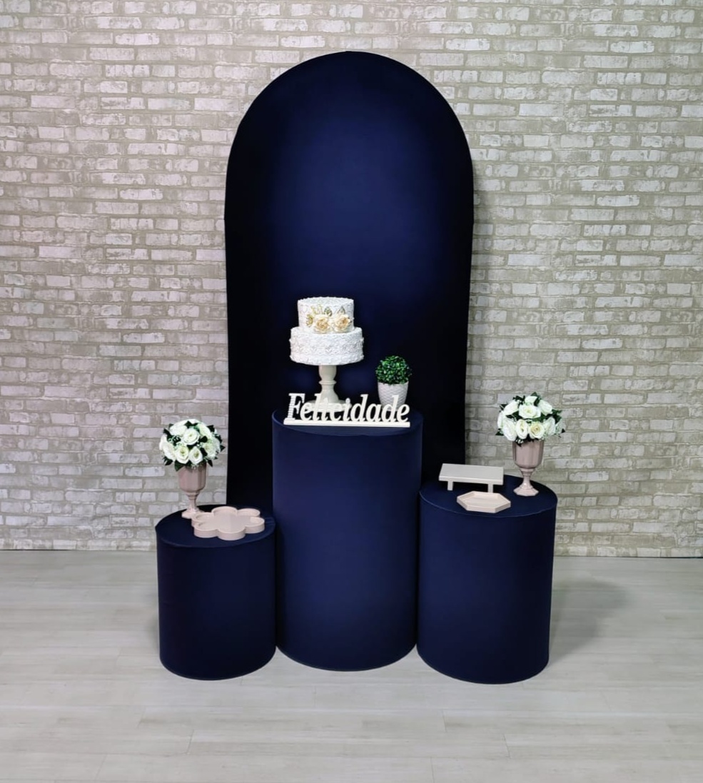 Romano Azul Marinho Com Bege (Festejar) * - Bn Decorações 