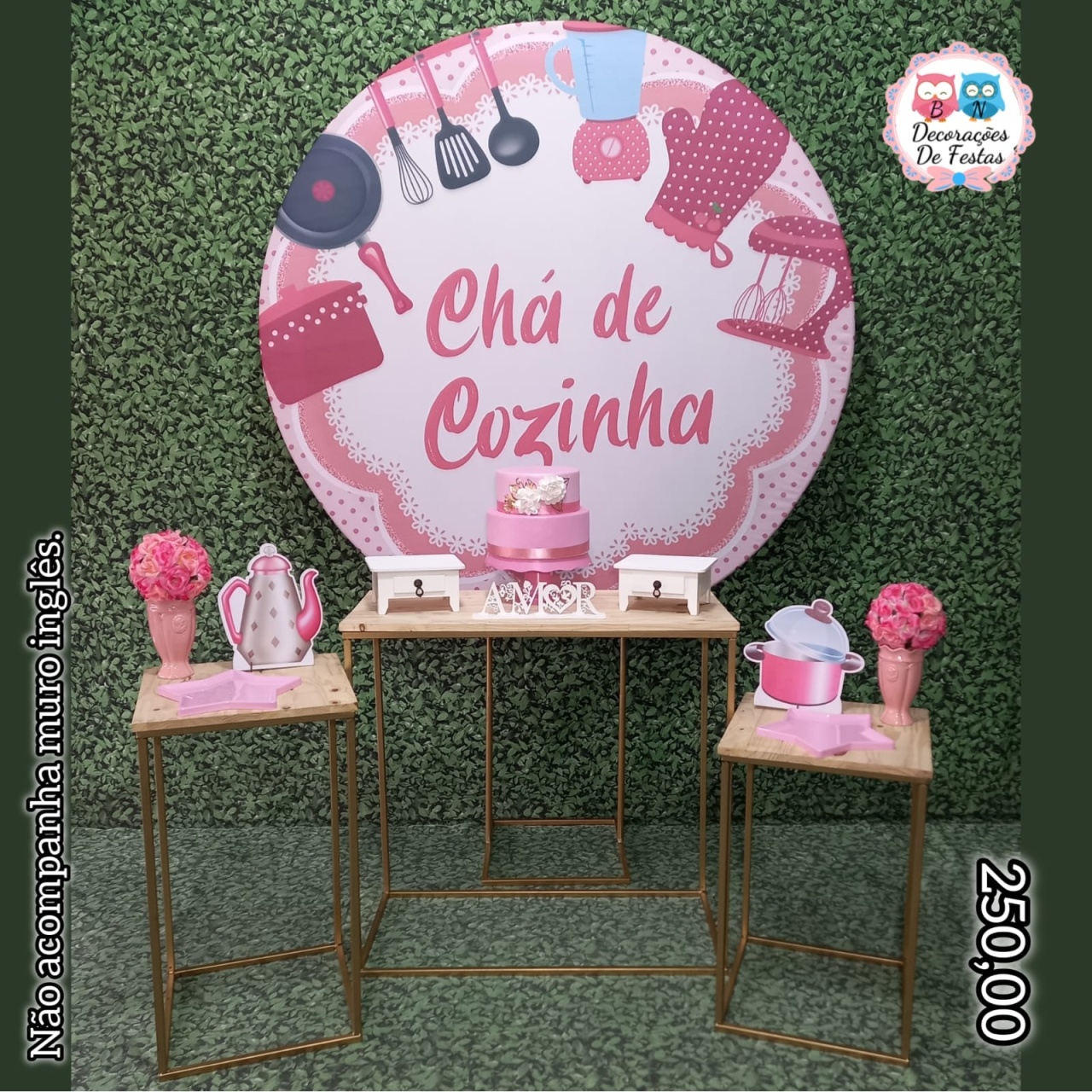 Chá de Cozinha (Composição) 2 - Bn Decorações 