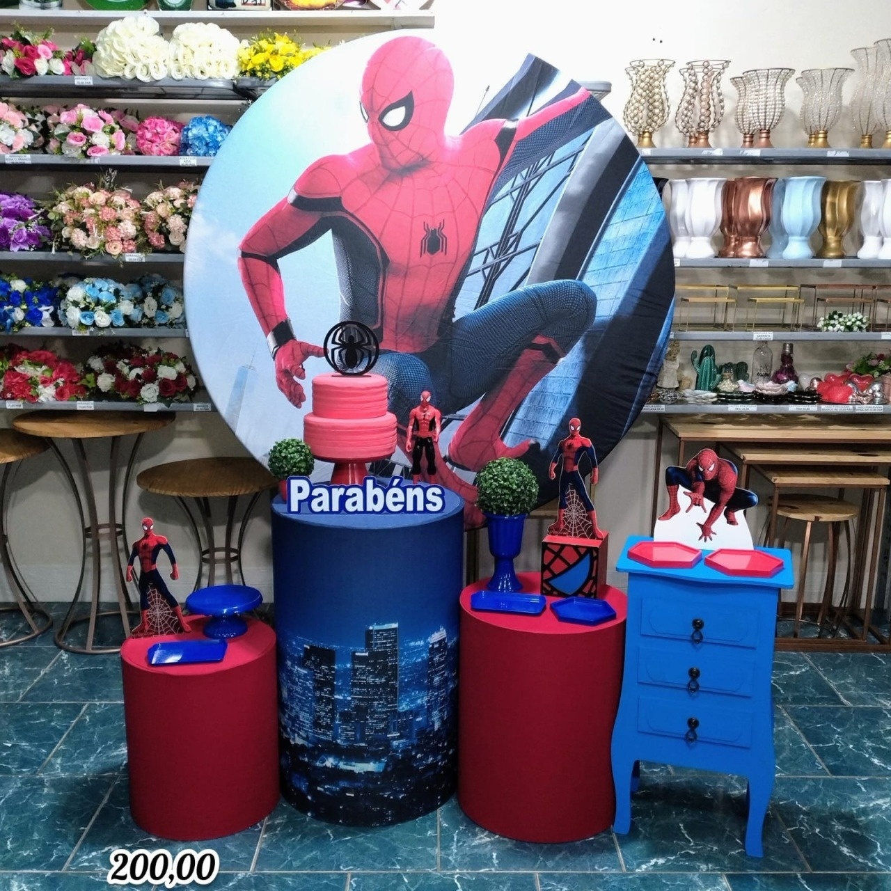 Homem Aranha (Festejar) 1 *  - Bn Decorações 