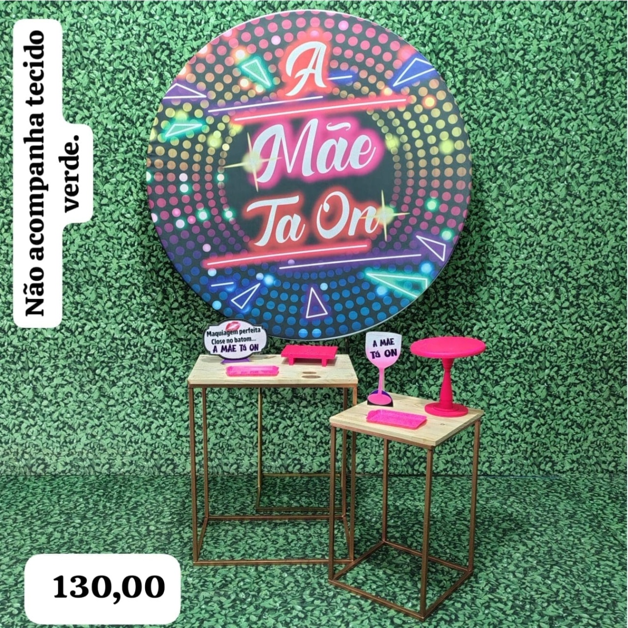 A Mãe Ta On (Celebre Com 2 Mesas) - Bn Decorações 