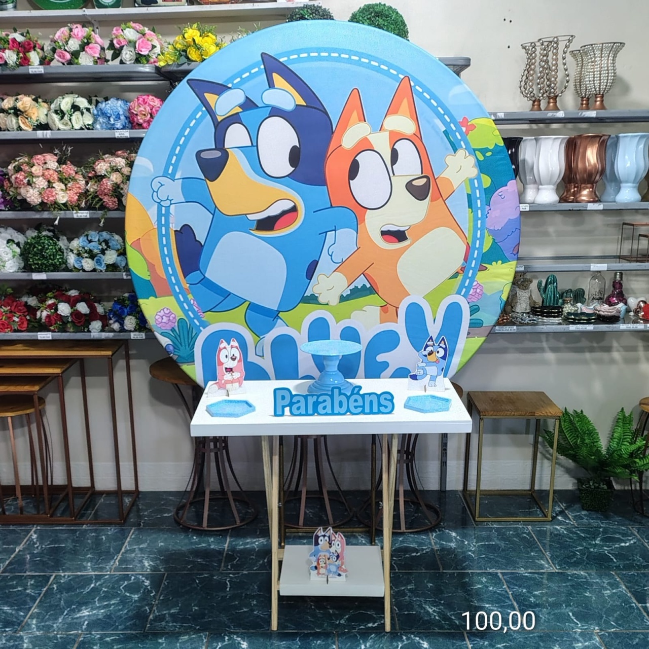 Bluey Menino (Promoção Mesa Cavalete) * - Bn Decorações 