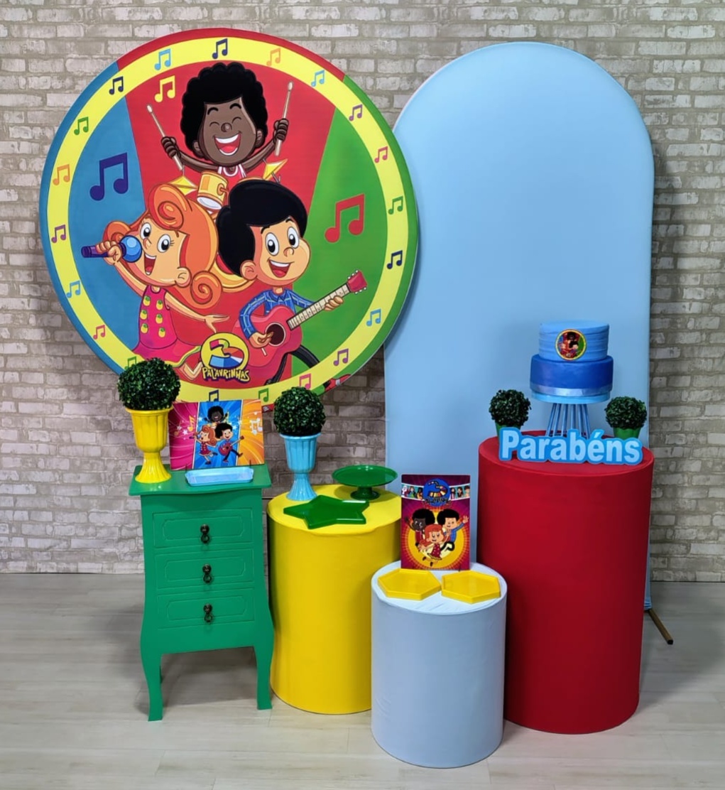 3 Palavrinhas Menino (Premium) * - Bn Decorações 