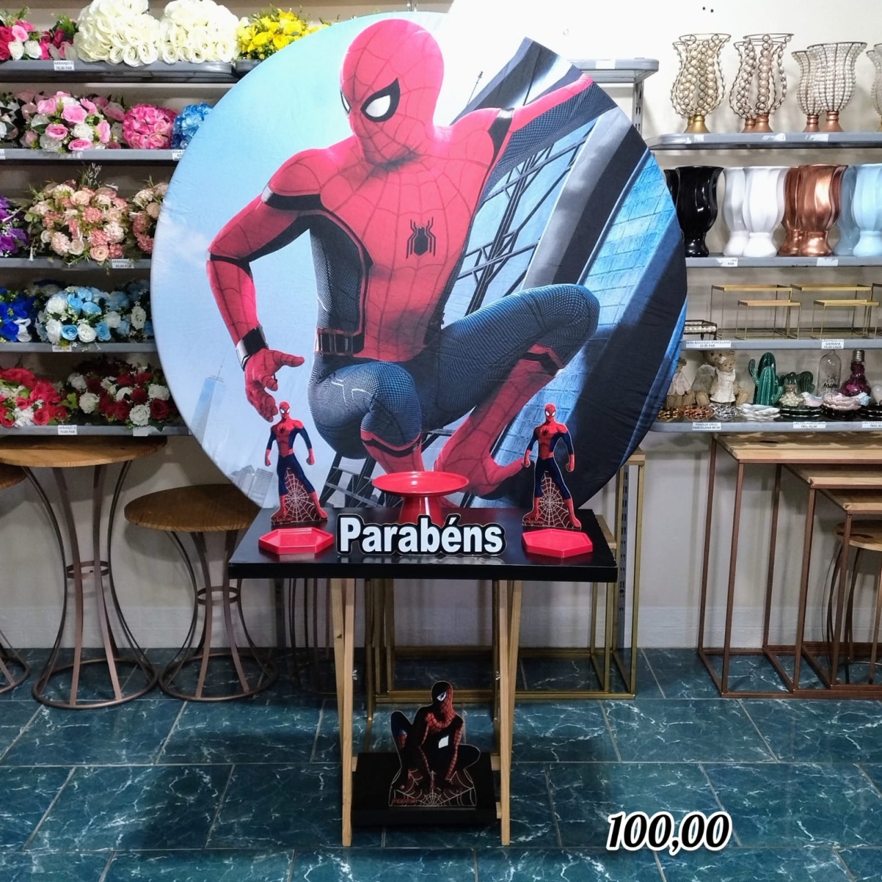 Kit Homem Aranha (Promoção Mesa Cavalte) 1 * - Bn Decorações 