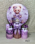 Chá de Fralda Menina Ursa Lilás (Encanto) 1 *   Itens Lilás  - imagem 1