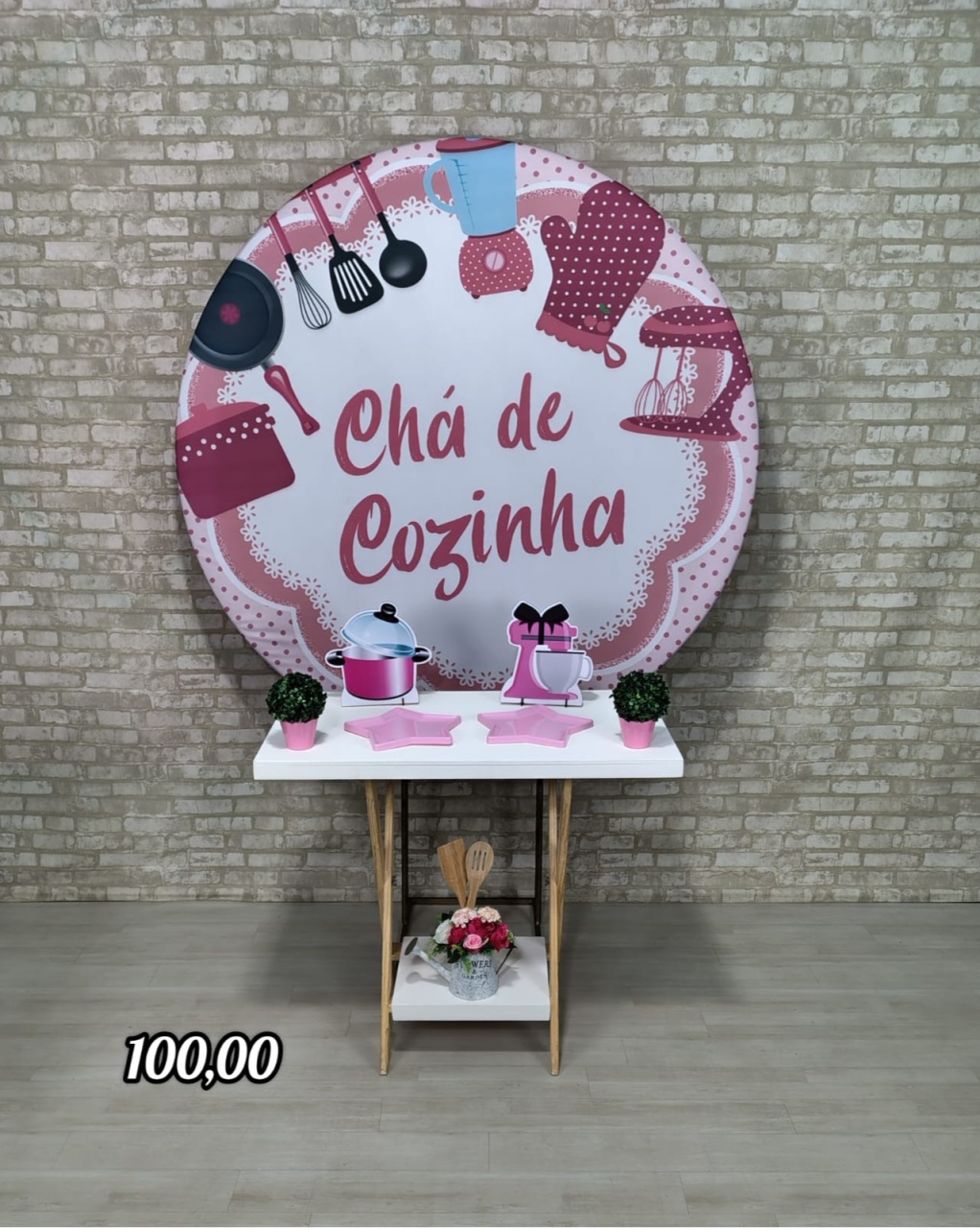 Chá de Cozinha (Mesa Cavalete) * - Bn Decorações 