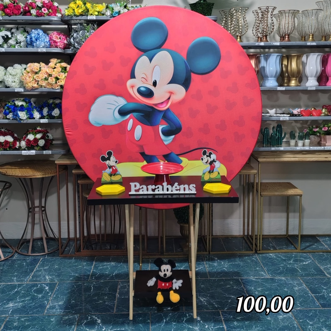 Mickey (Promoção Mesa Cavalete) 1 * - Bn Decorações 