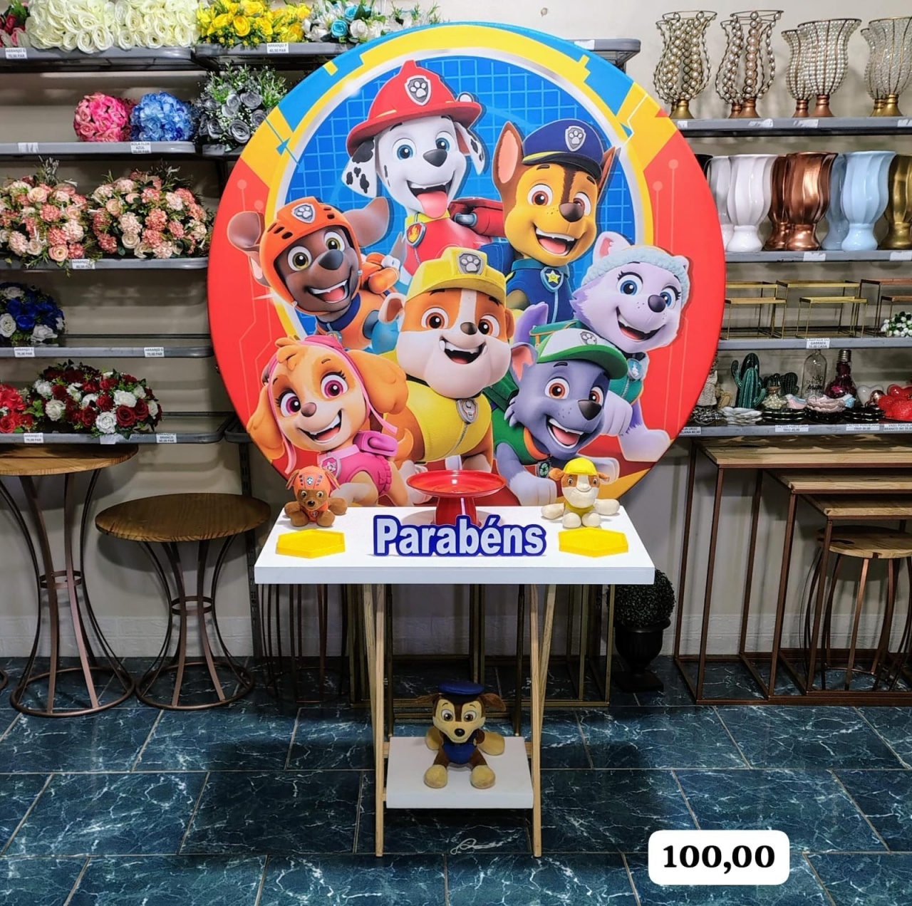 Patrulha Canina (Promoção Mesa Cavalete) * - Bn Decorações 