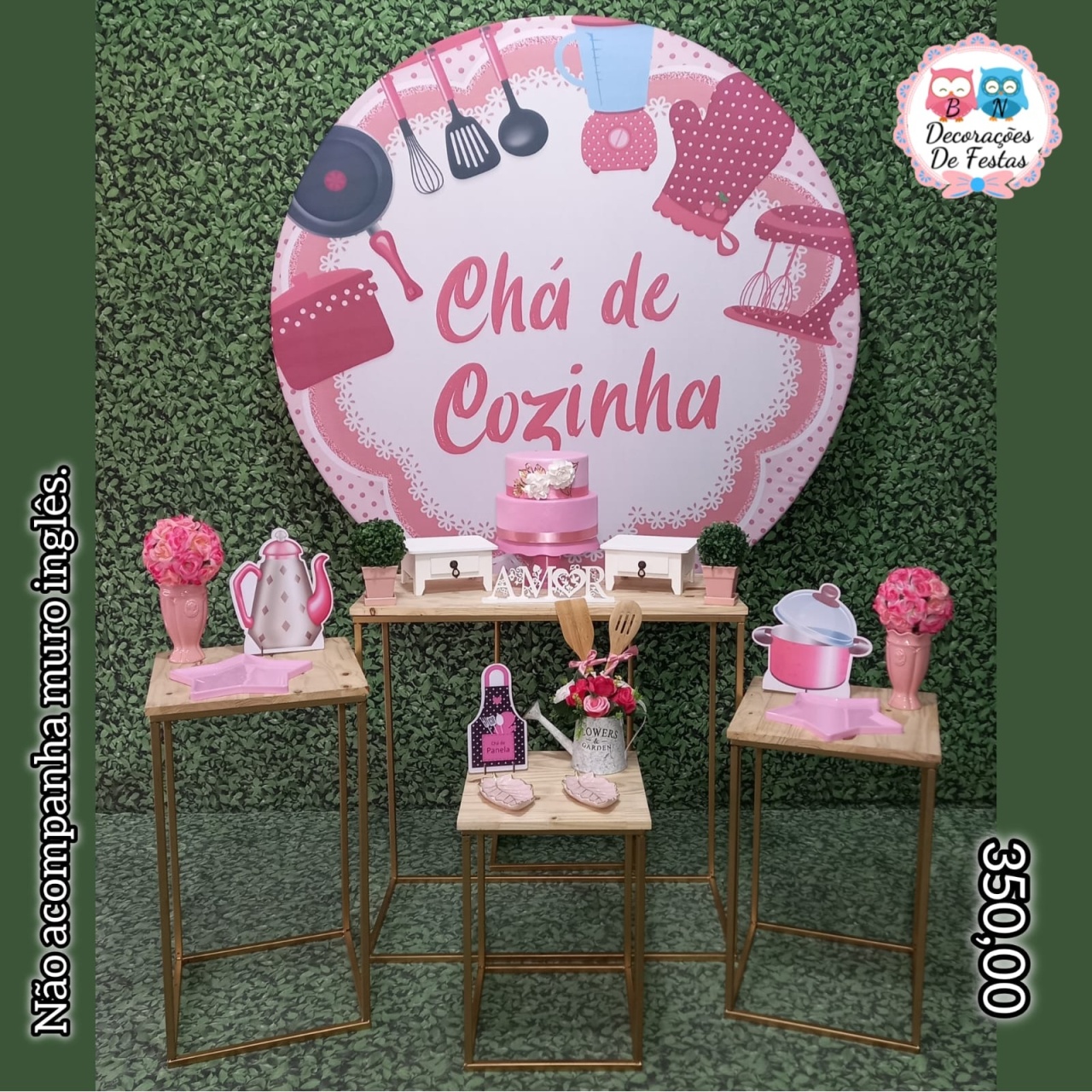 Chá de Cozinha (Composição) 3 - Bn Decorações 