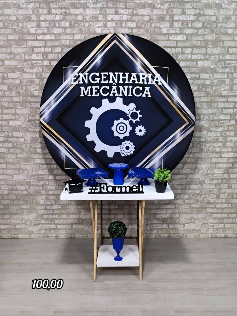 Formatura 22 Engenharia Mecânica (Mesa Cavalete) - Bn Decorações 