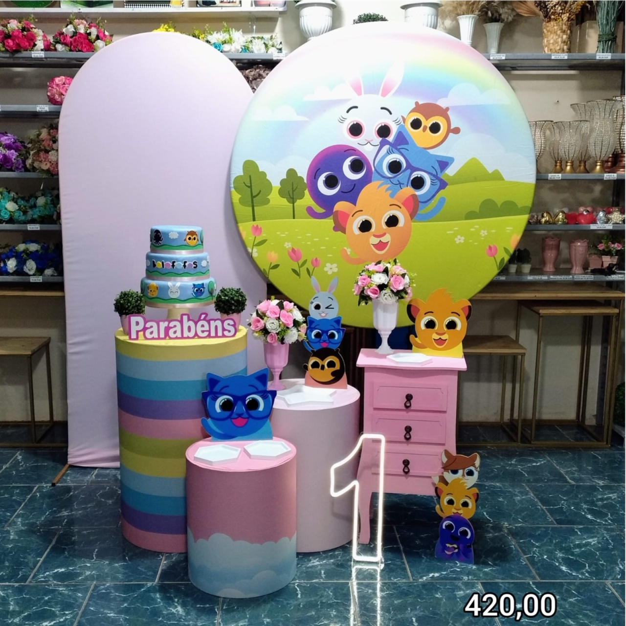 Bolofofos Menina (Premium) * Composição - Bn Decorações 