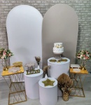 Casamento Bege Com Off White (Composição) * 2 Painéis Romano  - imagem 3
