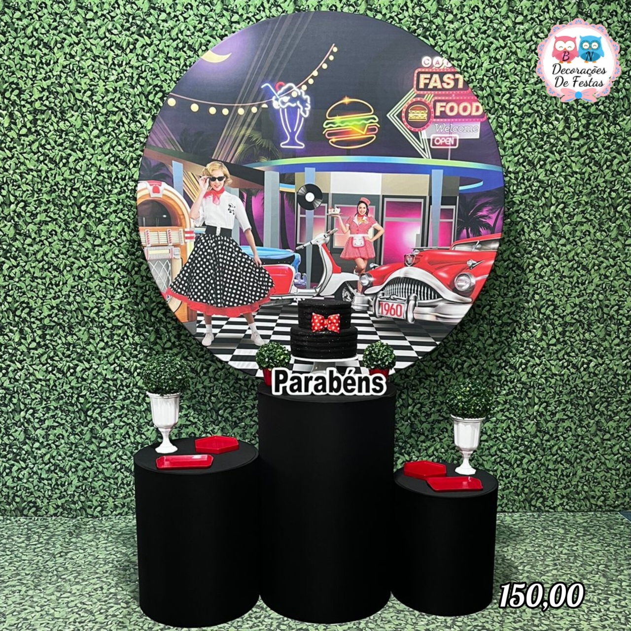 Retrô Anos 80 E 90 (Encanto) - Bn Decorações 