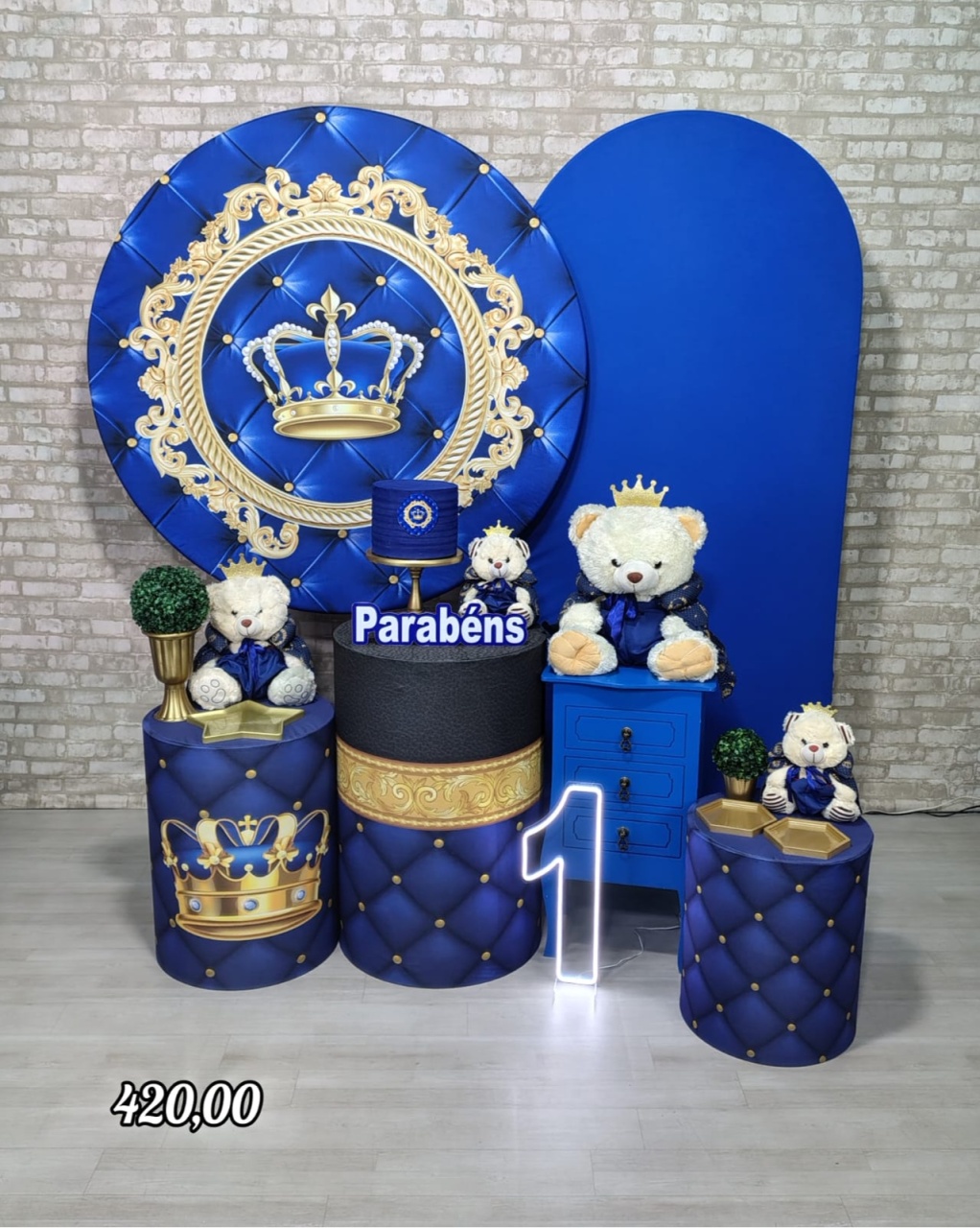 Coroa Realeza (Composição) * - Bn Decorações 