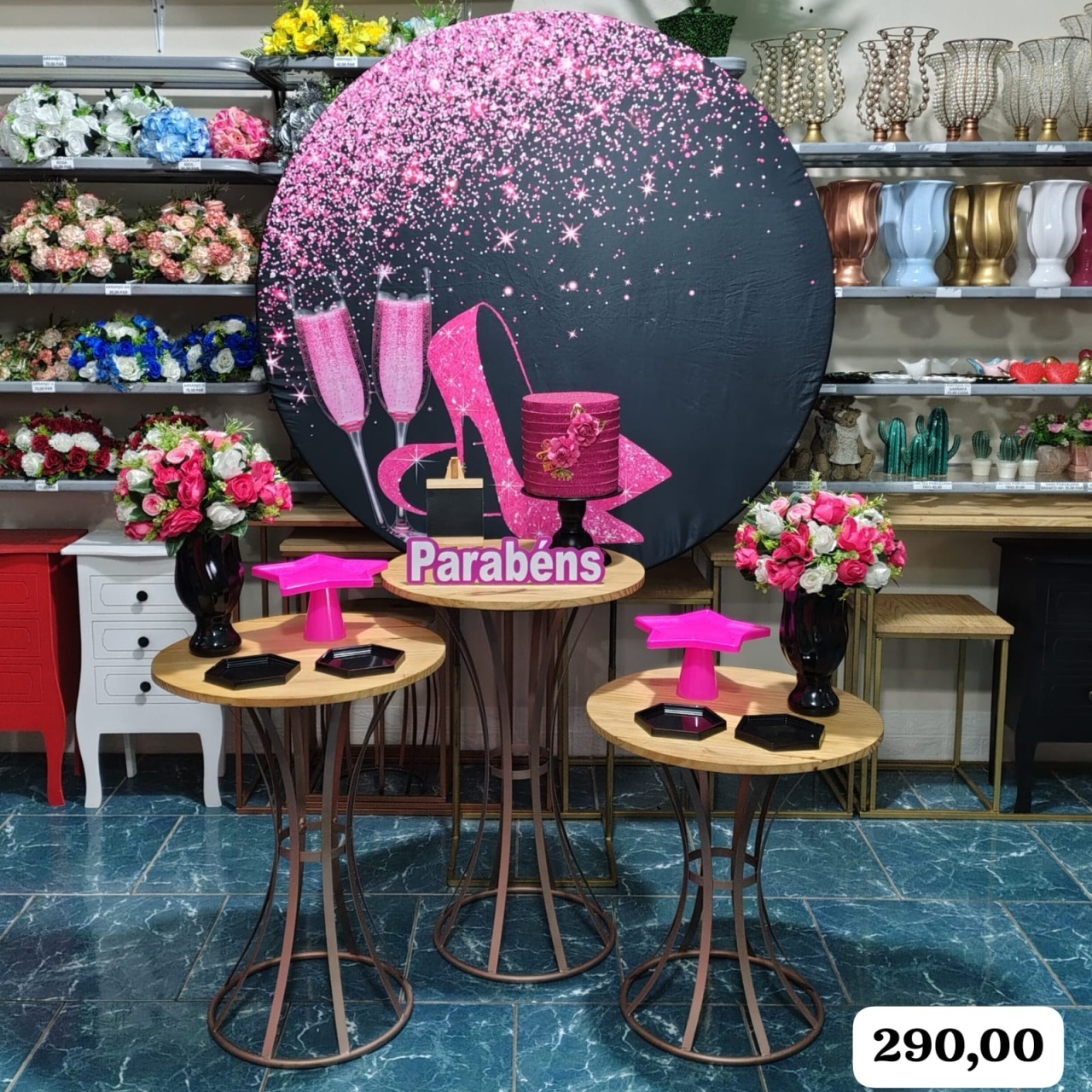 Salto Alto Mesas Bailarina (Composição) * - Bn Decorações 