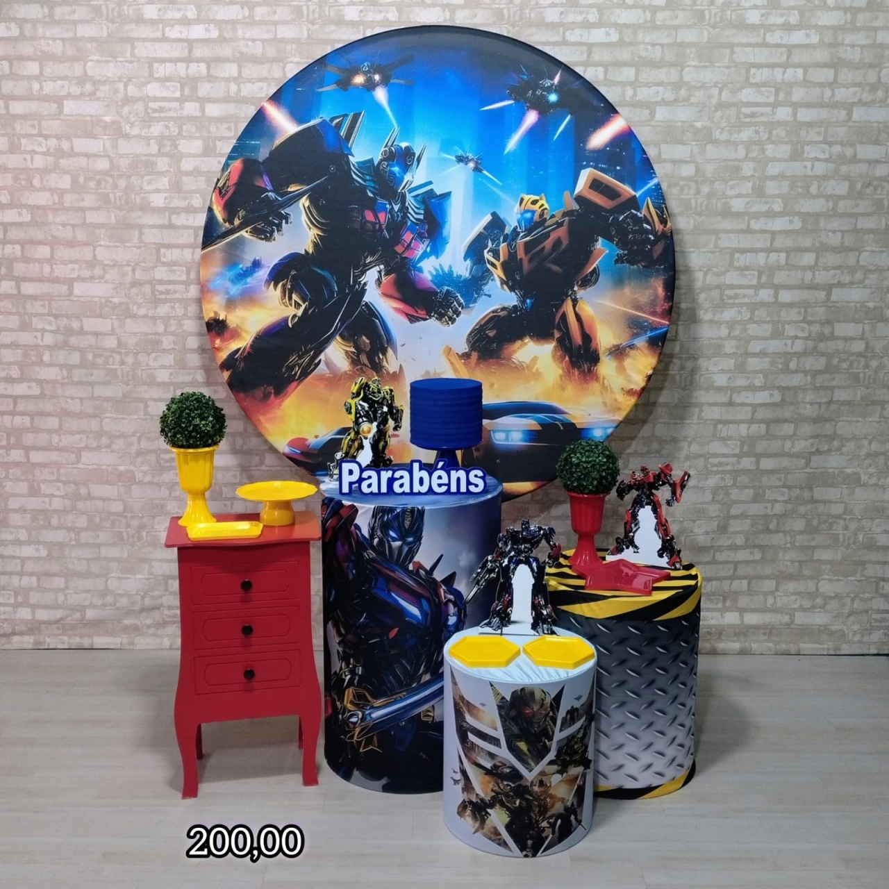 Transformers (Festejar) * - Bn Decorações 
