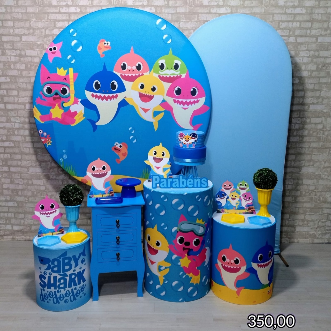 Baby Shark (Premium) * - Bn Decorações 