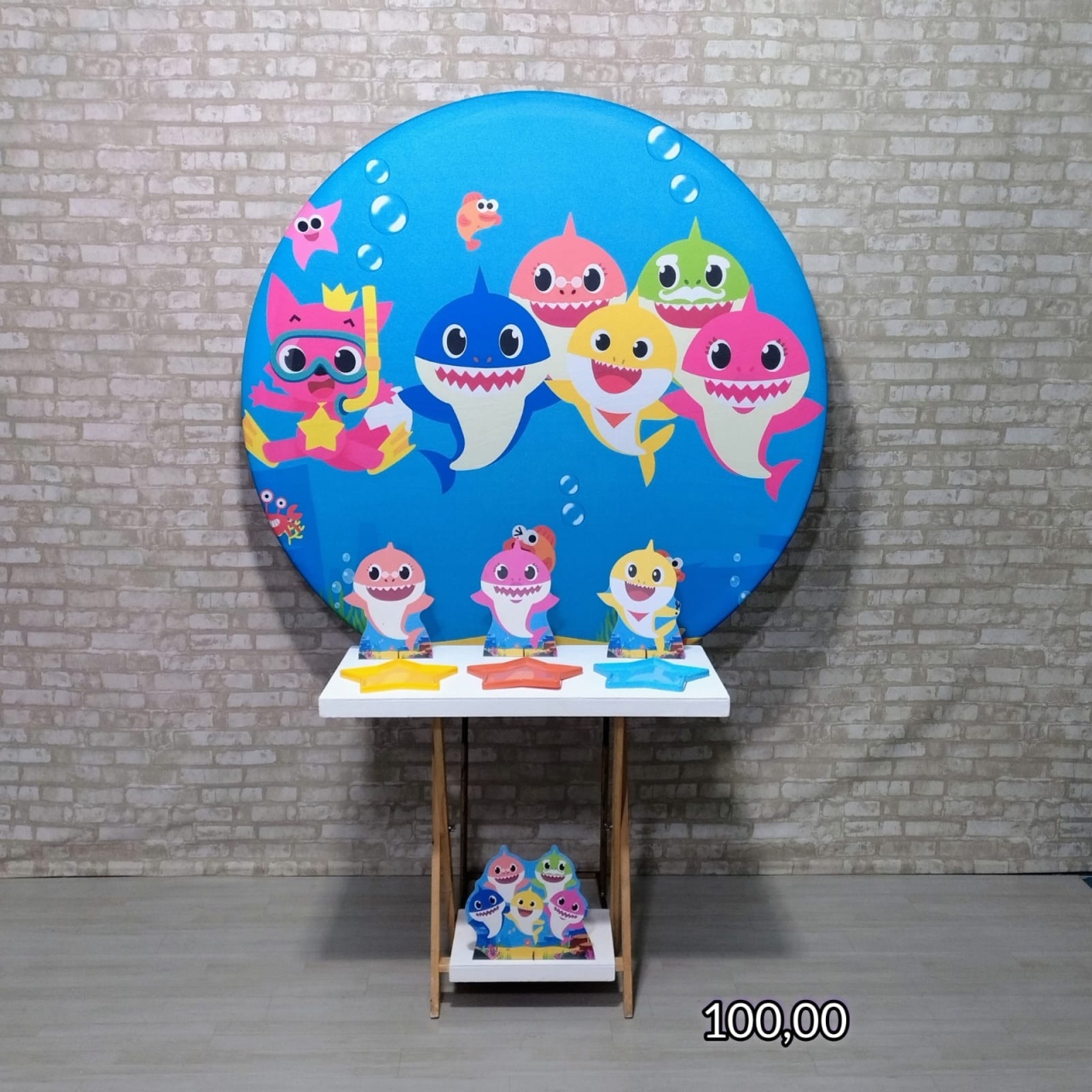 Baby Shark (Promoção Mesa Cavalete) *  - Bn Decorações 