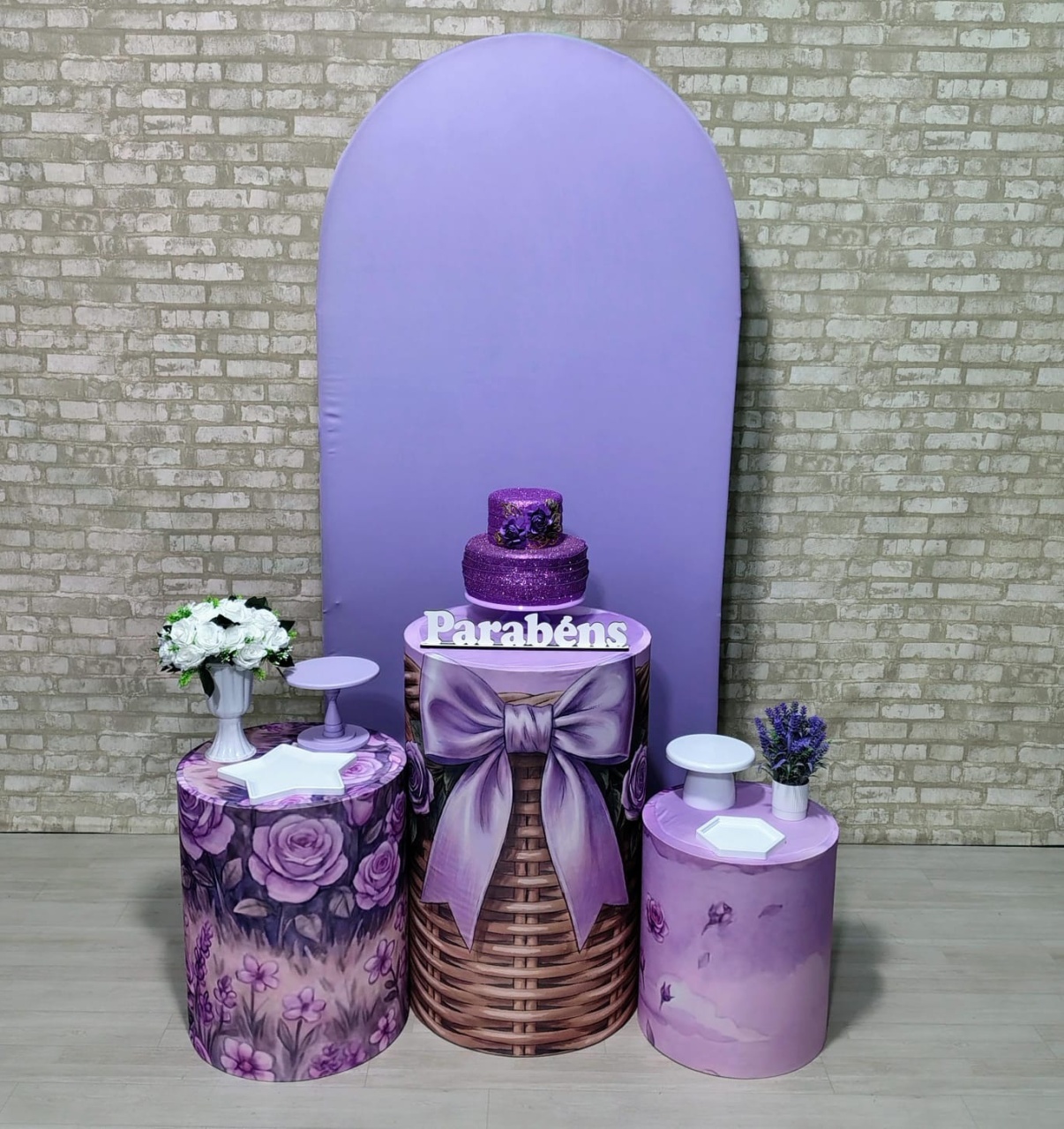 Romano Lilás (Festejar) Novidade - Bn Decorações 