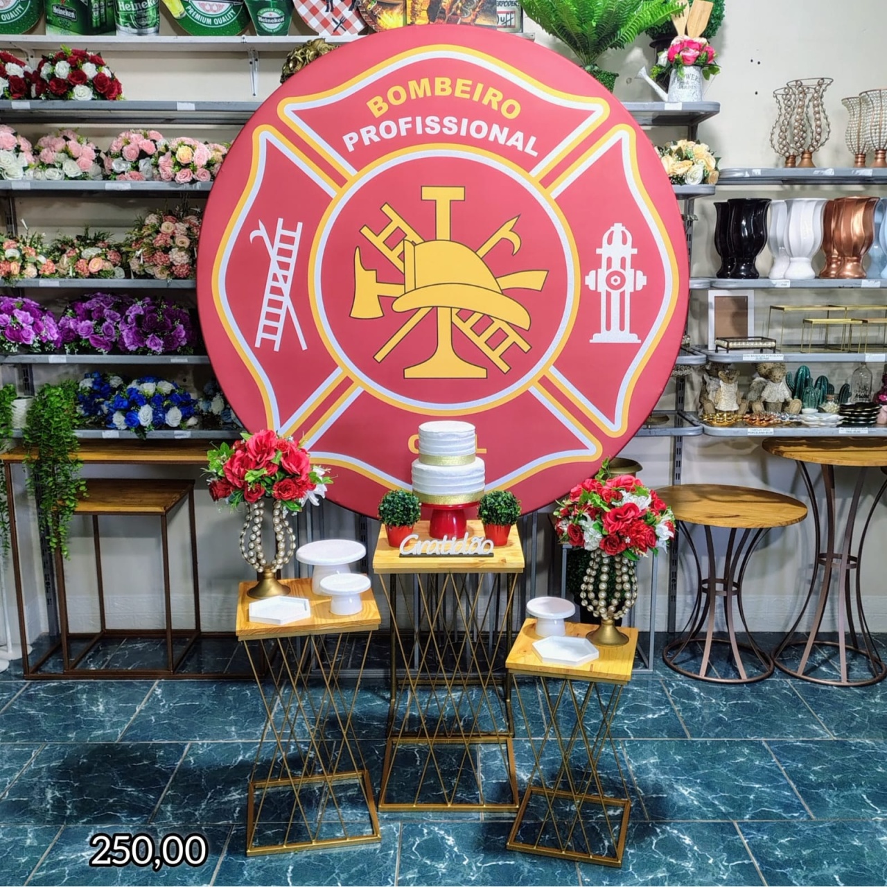 Formatura Bombeiro (Composição) * - Bn Decorações 