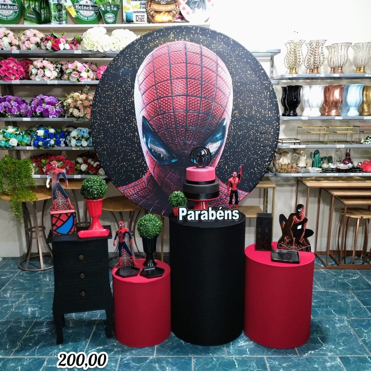 Homem Aranha (Festejar) 2 *  - Bn Decorações 