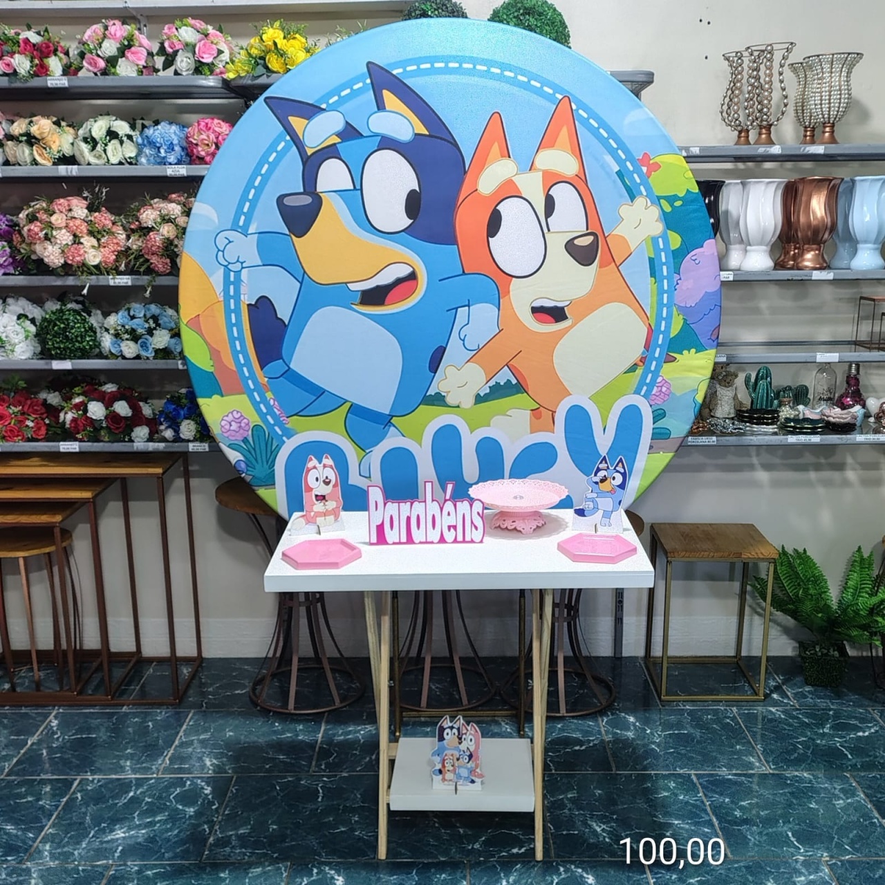 Bluey Menina (Promoção Mesa Cavalete) * - Bn Decorações 