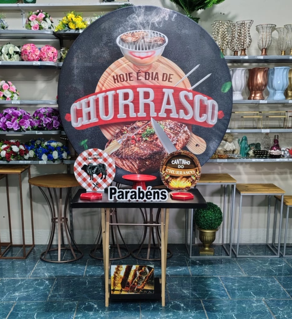Churrasco (Promoção Mesa Cavalete) * - Bn Decorações 
