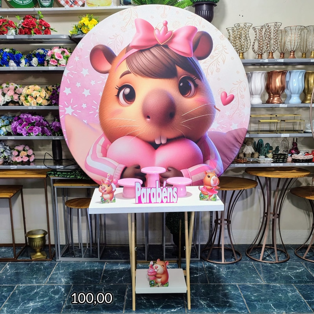 Capivara (Promoção Mesa Cavalete) * - Bn Decorações 