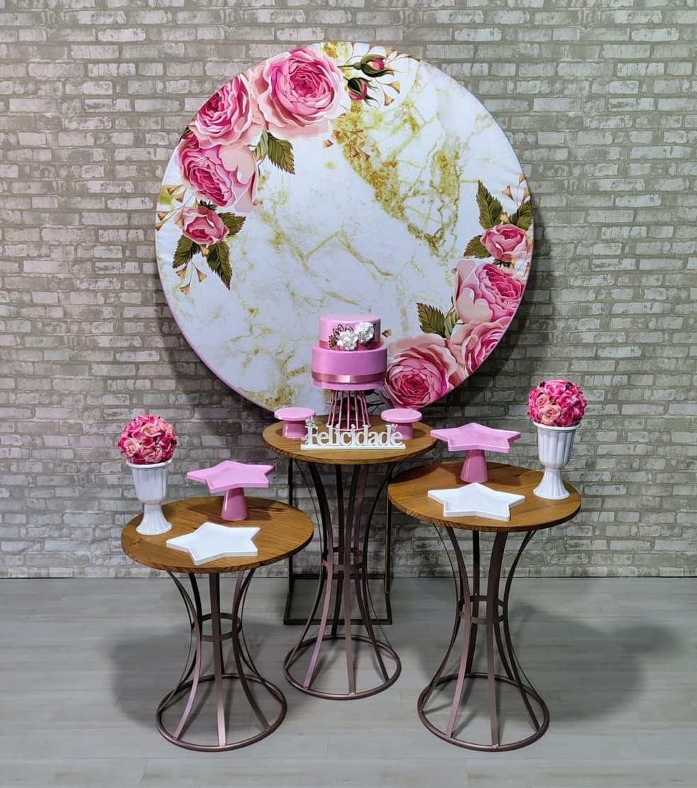 Coleção Essência Lançamento (Painel Com Rosas) * - Bn Decorações 