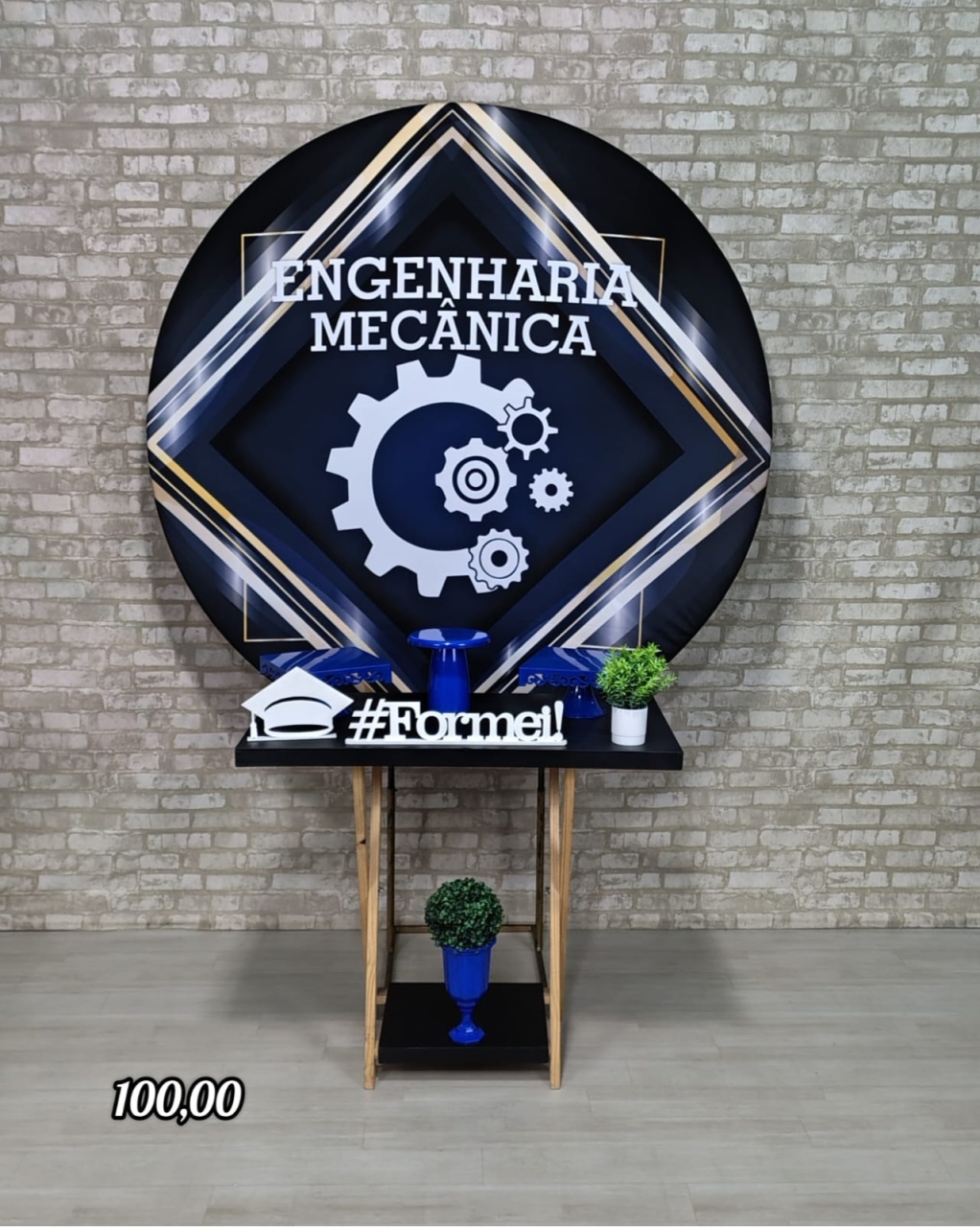 Formatura 21 Engenharia Mecânica (Mesa Cavalete) - Bn Decorações 