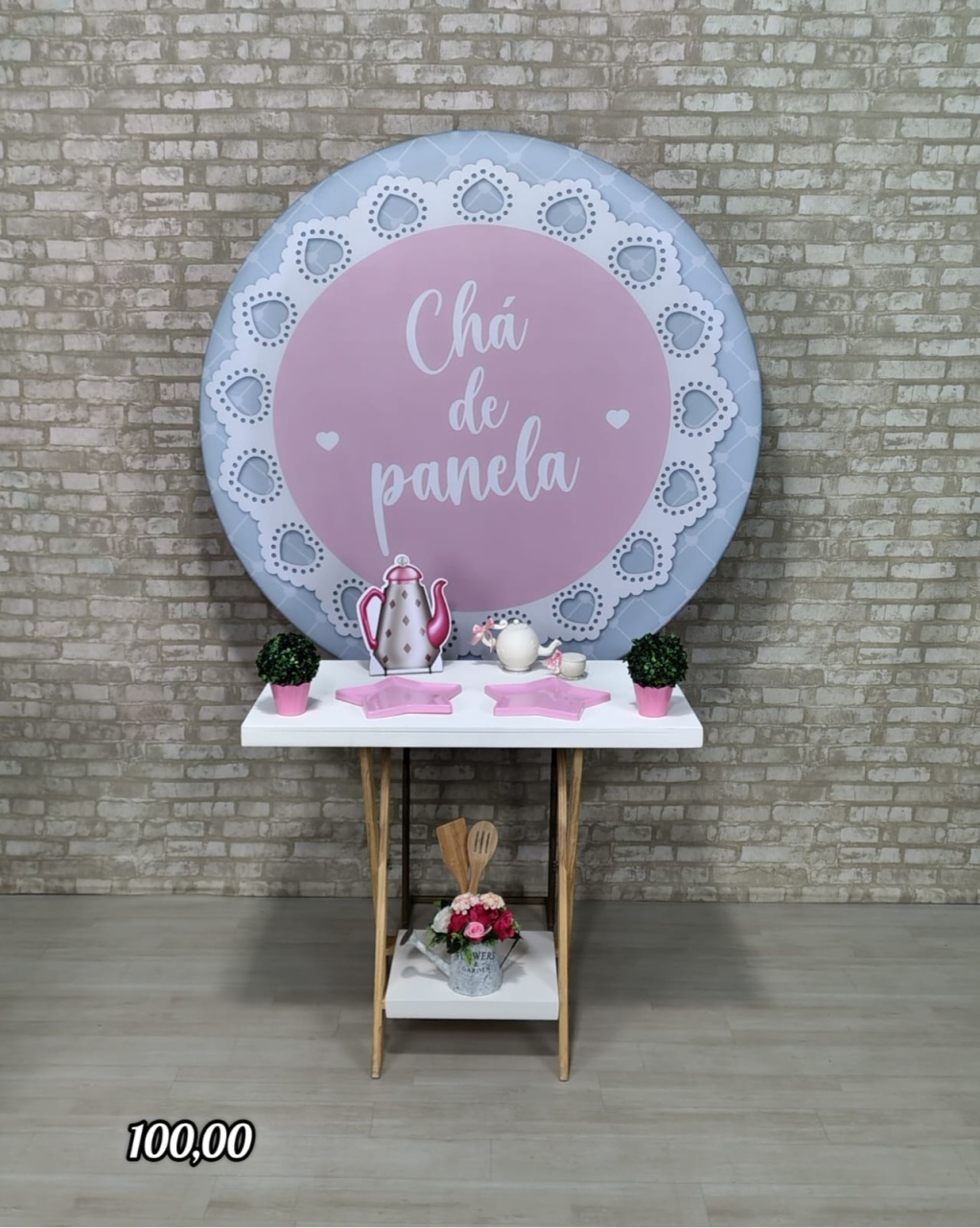 Chá de Panela (Mesa Cavalete) * - Bn Decorações 