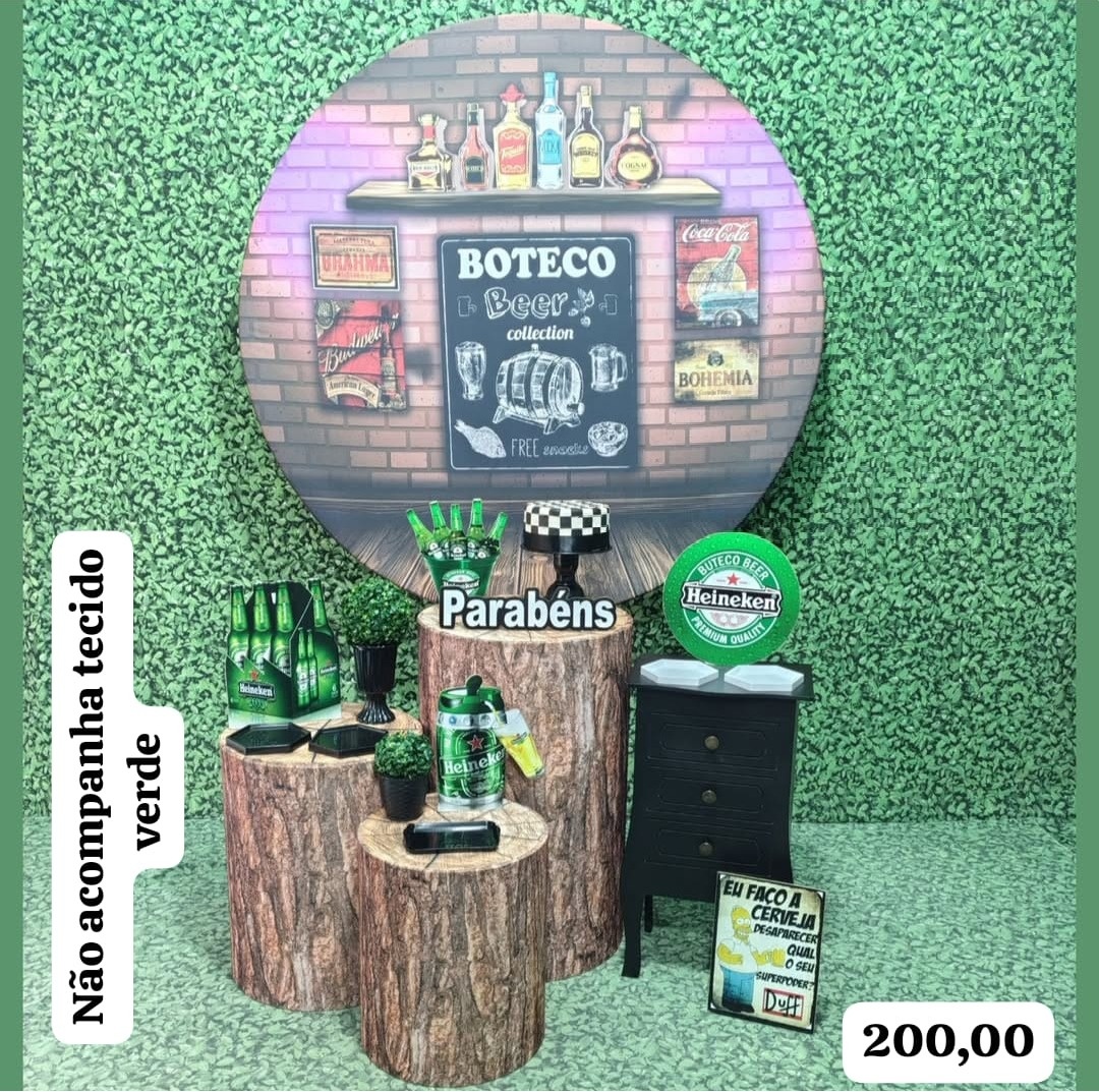 Boteco Masculino (Comemore) 2 - Bn Decorações 