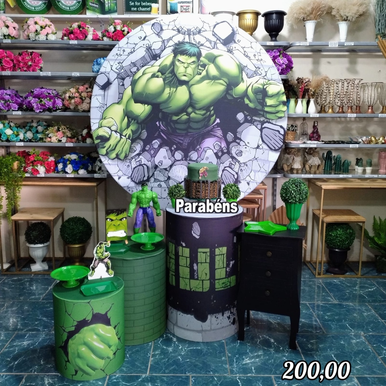 Hulk (Festejar) * - Bn Decorações 