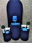 Romano Azul Marinho Com Azul Bebê (Festejar) * - imagem 2